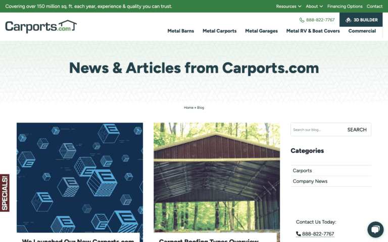 metal carports results after